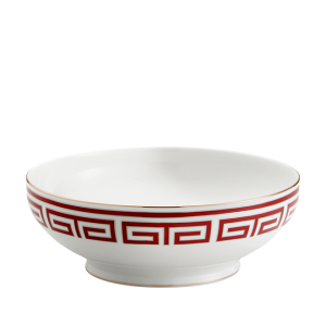 Ginori Labirinto Scarlet Salad Bowl - 10.5"